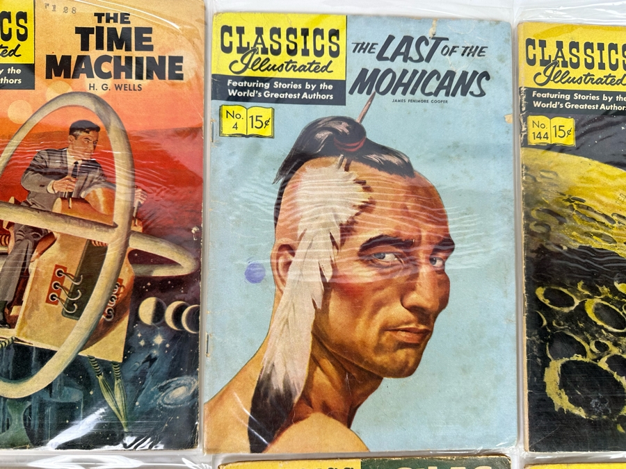 Collection Of 35 Vintage Classics Illustrated Comic Books With Plastic Sleeves - See Photos [Photo 8]