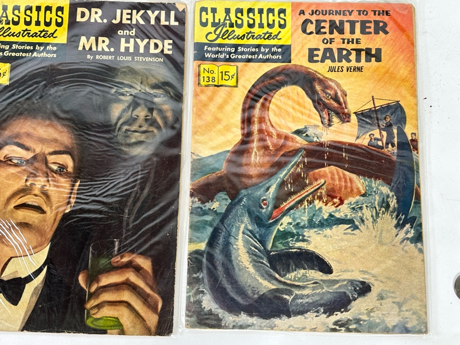 Collection Of 35 Vintage Classics Illustrated Comic Books With Plastic Sleeves - See Photos [Photo 17]