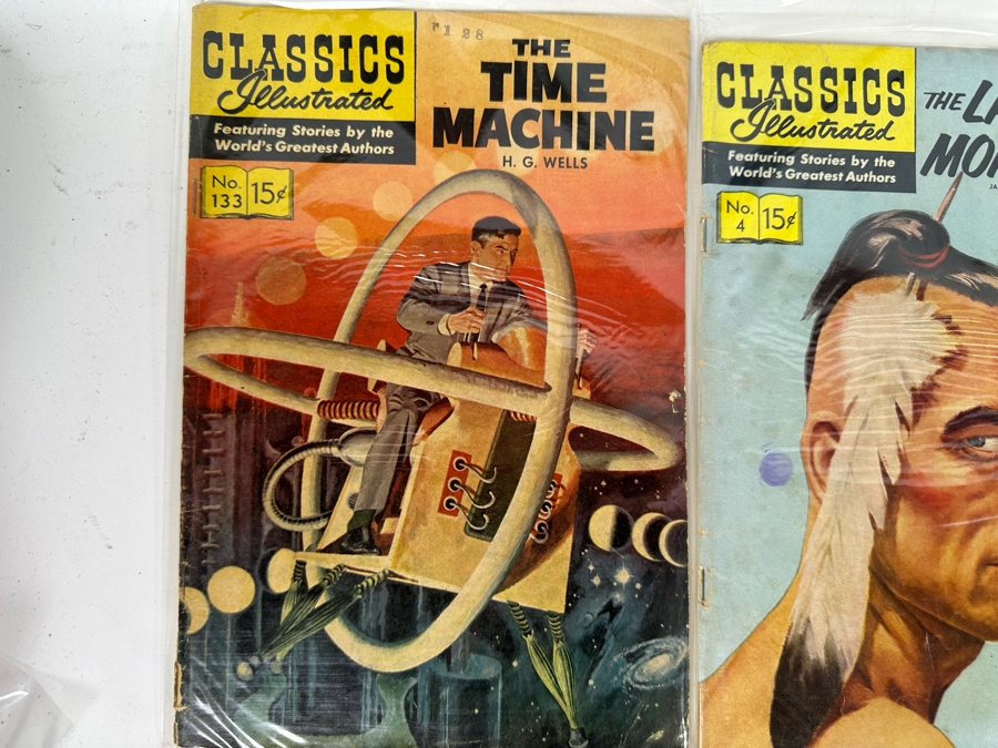 Collection Of 35 Vintage Classics Illustrated Comic Books With Plastic Sleeves - See Photos [Photo 7]