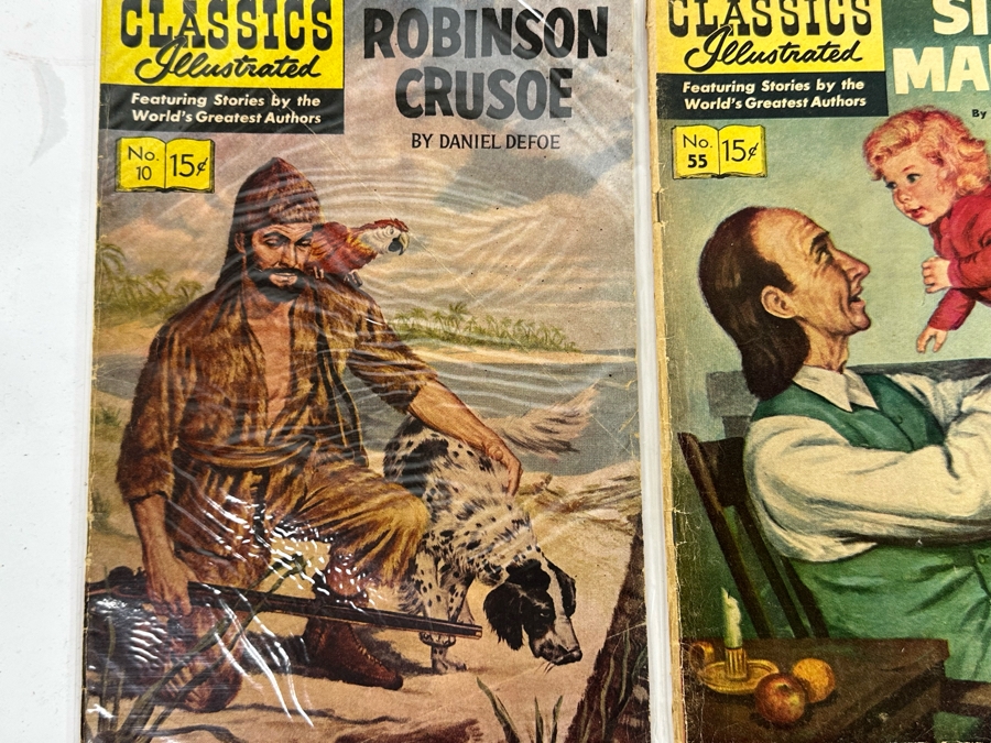 Collection Of 35 Vintage Classics Illustrated Comic Books With Plastic Sleeves - See Photos [Photo 12]