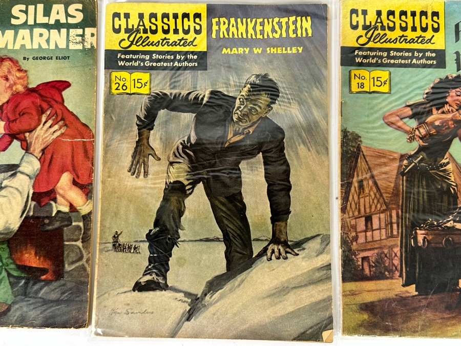 Collection Of 35 Vintage Classics Illustrated Comic Books With Plastic Sleeves - See Photos [Photo 14]