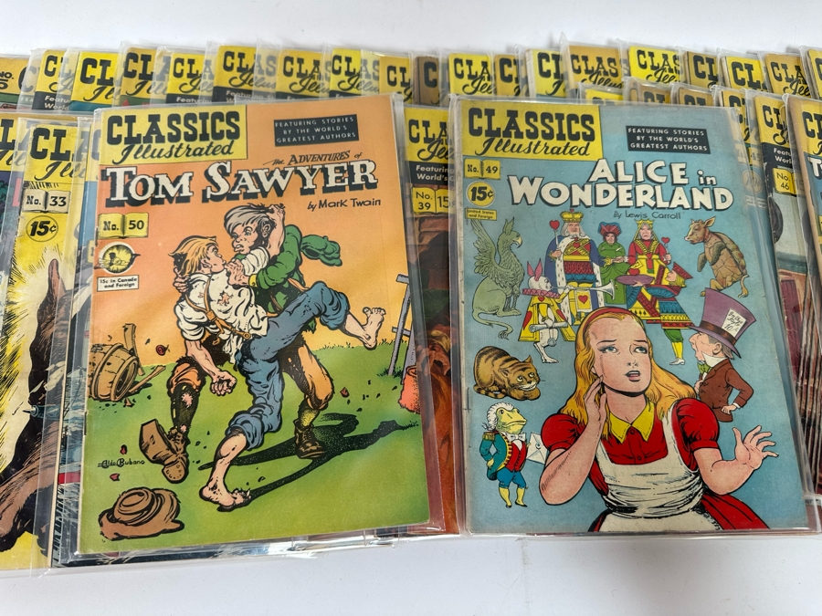 Entire Collection Of 169 Vintage 1941-1969 Classics Illustrated Comic Books With Plastic Sleeves From Issue #1 - #169 - See Photos [Photo 21]