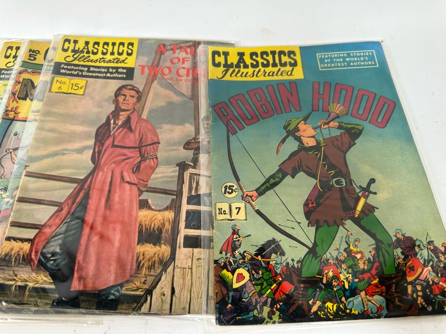 Entire Collection Of 169 Vintage 1941-1969 Classics Illustrated Comic Books With Plastic Sleeves From Issue #1 - #169 - See Photos [Photo 29]