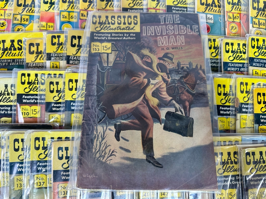 Entire Collection Of 169 Vintage 1941-1969 Classics Illustrated Comic Books With Plastic Sleeves From Issue #1 - #169 - See Photos [Photo 6]