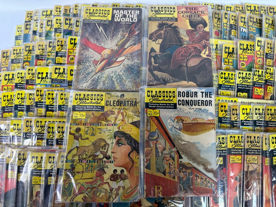 Entire Collection Of 169 Vintage 1941-1969 Classics Illustrated Comic ...