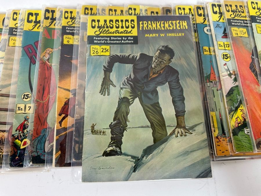 Entire Collection Of 169 Vintage 1941-1969 Classics Illustrated Comic Books With Plastic Sleeves From Issue #1 - #169 - See Photos [Photo 24]