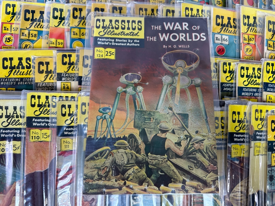 Entire Collection Of 169 Vintage 1941-1969 Classics Illustrated Comic Books With Plastic Sleeves From Issue #1 - #169 - See Photos [Photo 12]