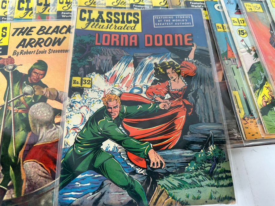 Entire Collection Of 169 Vintage 1941-1969 Classics Illustrated Comic Books With Plastic Sleeves From Issue #1 - #169 - See Photos [Photo 23]