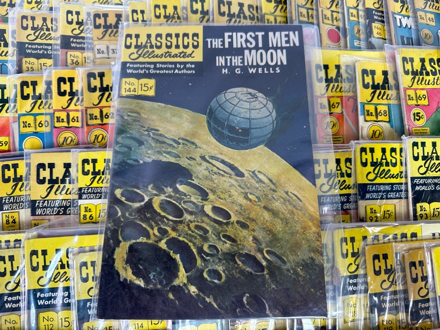 Entire Collection Of 169 Vintage 1941-1969 Classics Illustrated Comic Books With Plastic Sleeves From Issue #1 - #169 - See Photos [Photo 8]