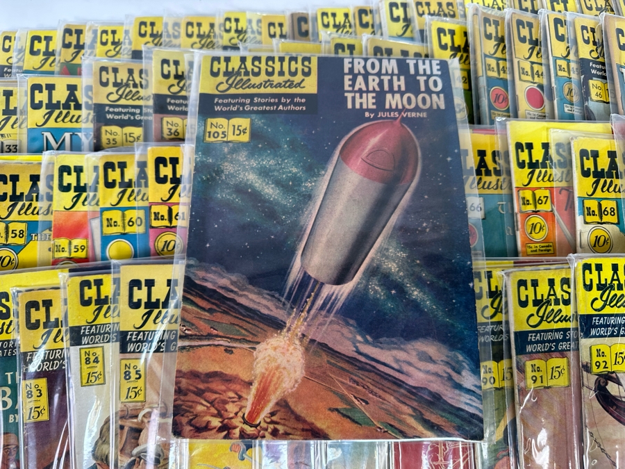 Entire Collection Of 169 Vintage 1941-1969 Classics Illustrated Comic Books With Plastic Sleeves From Issue #1 - #169 - See Photos [Photo 13]