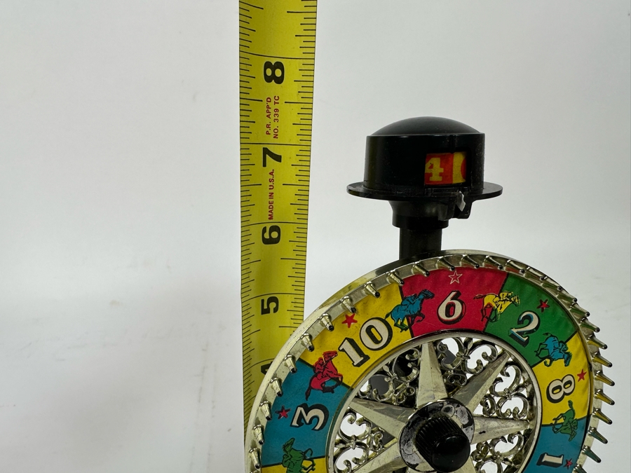 Vintage Wheel Of Fortune Horse Race Pari-Mutuel Game By Lowe [Photo 9]