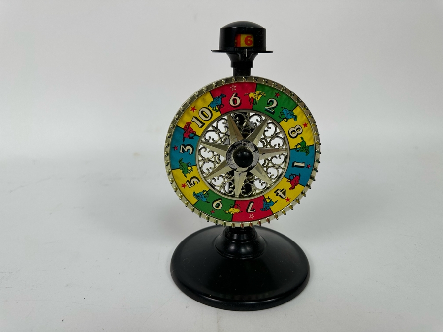 Vintage Wheel Of Fortune Horse Race Pari-Mutuel Game By Lowe [Photo 8]