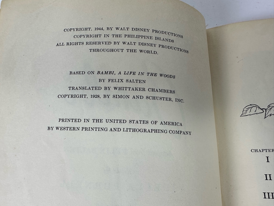 Vintage 1944 Walt Disney Productions Bambii Book And Walt Disney Home Movies Herbie Goes To Monte Carlo Super 8 Color With Sound [Photo 11]