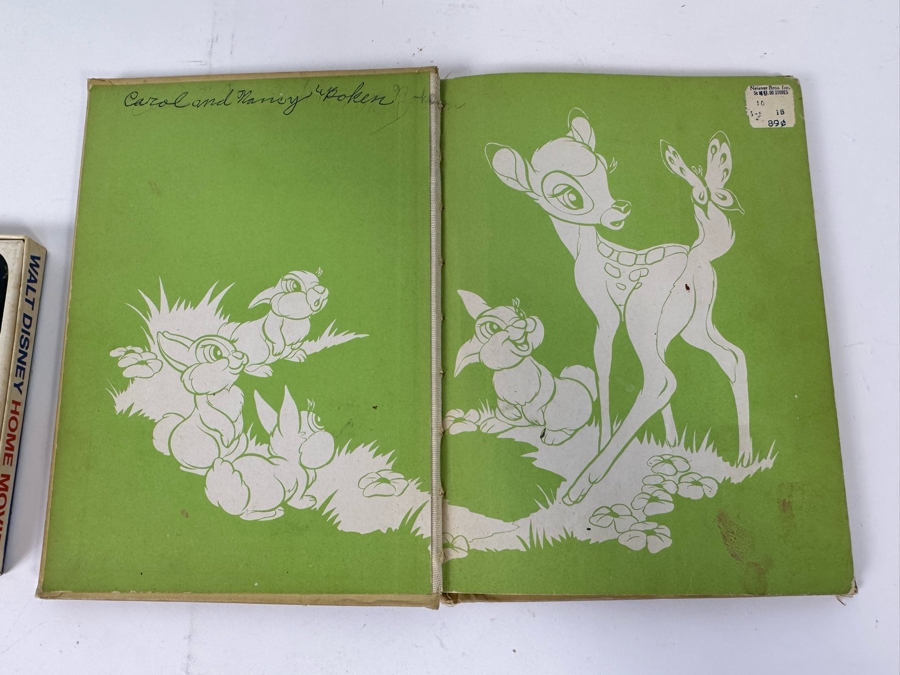 Vintage 1944 Walt Disney Productions Bambii Book And Walt Disney Home Movies Herbie Goes To Monte Carlo Super 8 Color With Sound [Photo 8]