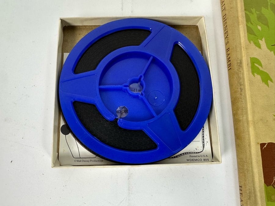 Vintage 1944 Walt Disney Productions Bambii Book And Walt Disney Home Movies Herbie Goes To Monte Carlo Super 8 Color With Sound [Photo 4]