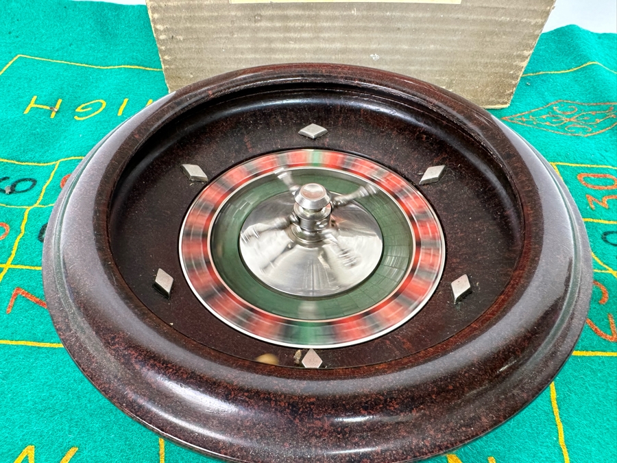 Vintage French Jeu De Roulette Wheel Made In France [Photo 6]