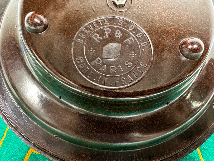 Vintage French Jeu De Roulette Wheel Made In France [Photo 8]