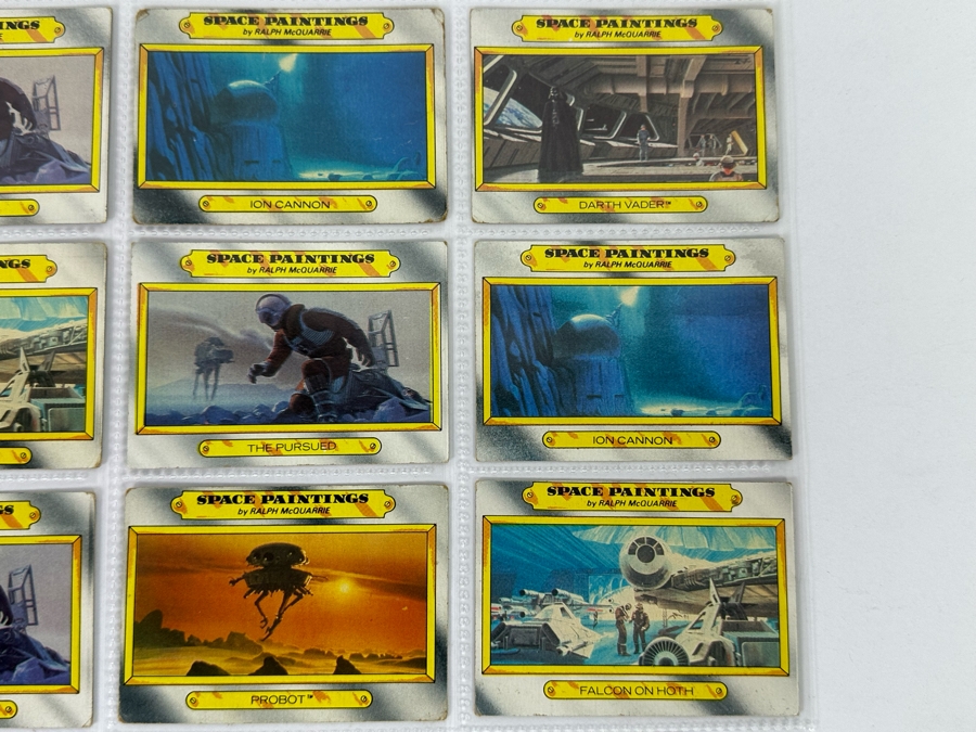 Vintage 1980 Star Wars The Empire Strikes Back Trading Cards, 36 Cards All In Plastic Sleeves - See Photos [Photo 6]