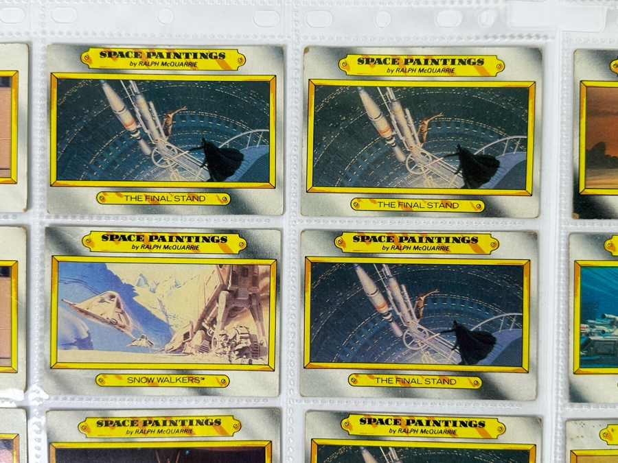 Vintage 1980 Star Wars The Empire Strikes Back Trading Cards, 36 Cards All In Plastic Sleeves - See Photos [Photo 8]