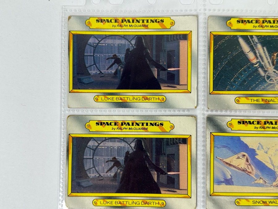 Vintage 1980 Star Wars The Empire Strikes Back Trading Cards, 36 Cards All In Plastic Sleeves - See Photos [Photo 7]