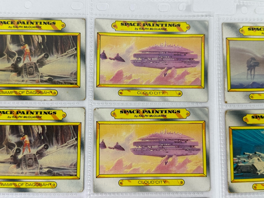 Vintage 1980 Star Wars The Empire Strikes Back Trading Cards, 36 Cards All In Plastic Sleeves - See Photos [Photo 4]