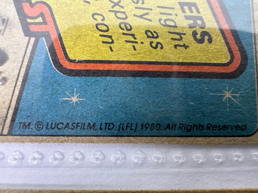 Vintage 1980 Star Wars The Empire Strikes Back Trading Cards, 297 Cards All In Plastic Sleeves - See Photos [Photo 18]