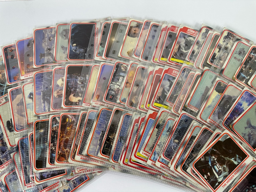 Vintage 1980 Star Wars The Empire Strikes Back Trading Cards, 297 Cards All In Plastic Sleeves - See Photos [Photo 4]