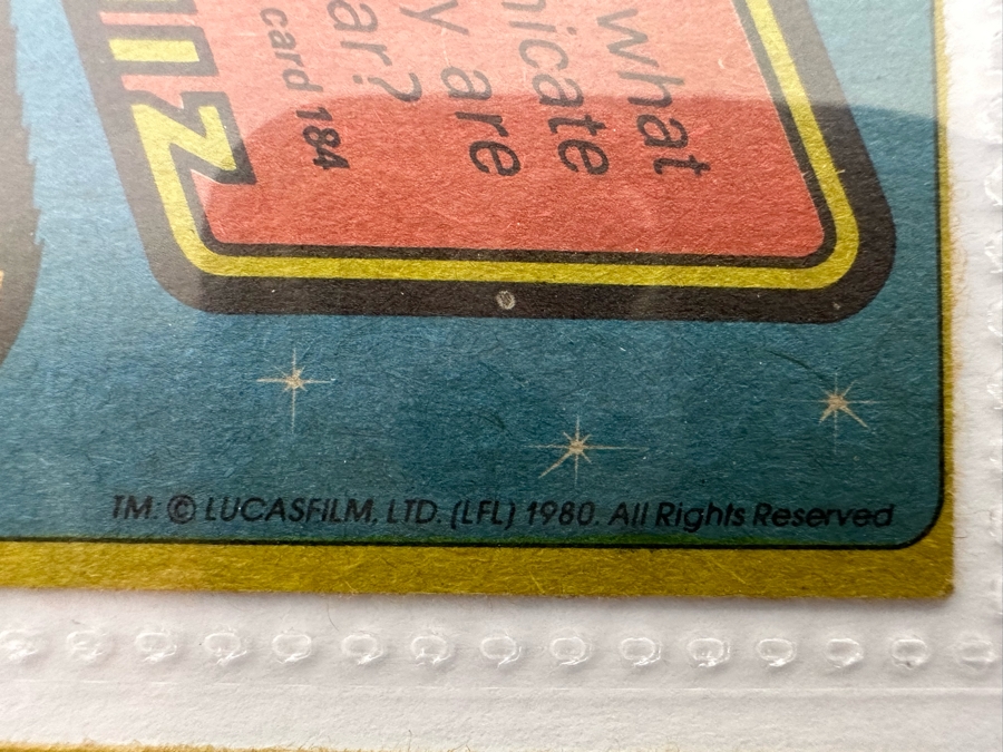 Vintage 1980 Star Wars The Empire Strikes Back Trading Cards, 369 Cards All In Plastic Sleeves [Photo 16]