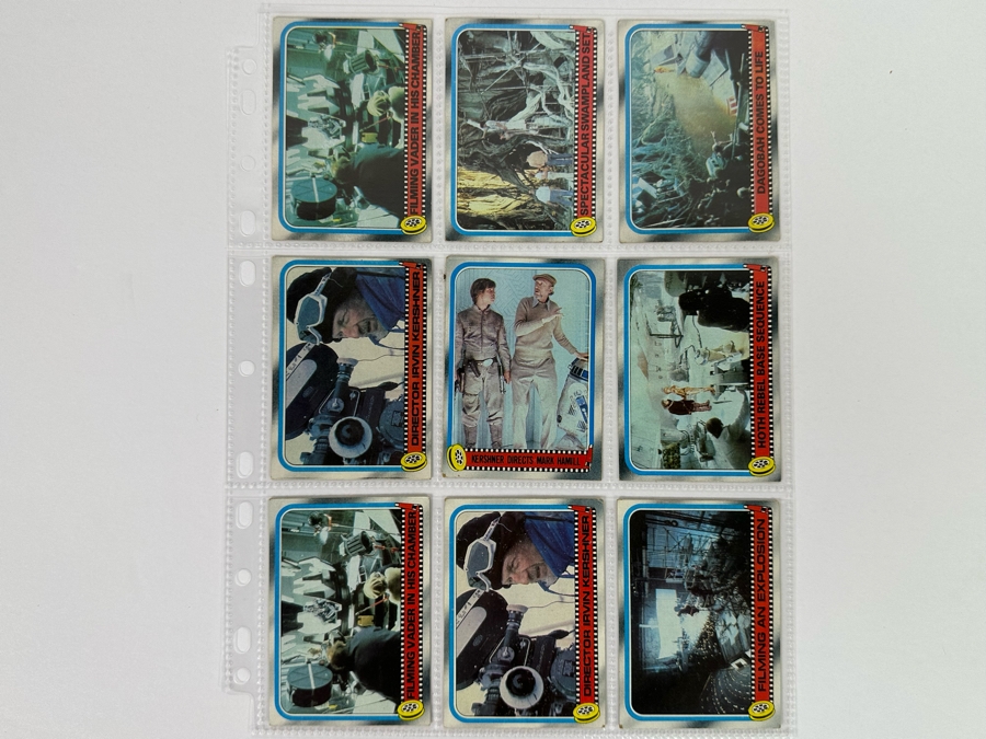 Vintage 1980 Star Wars The Empire Strikes Back Trading Cards, 369 Cards All In Plastic Sleeves [Photo 17]