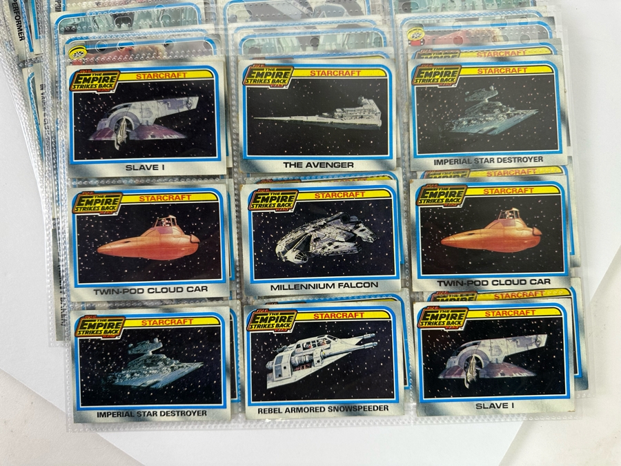 Vintage 1980 Star Wars The Empire Strikes Back Trading Cards, 369 Cards ...