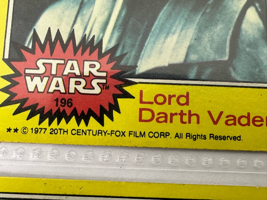 Vintage 1977 Star Wars Trading Cards And Vintage 1980 Star Wars The Empire Strikes Back Trading Cards, 50 Cards All In Plastic Sleeves [Photo 20]