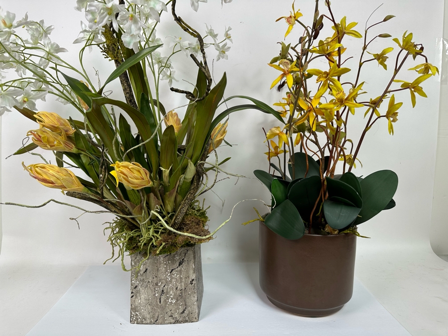 Last Minute Add - Pair Of Artificial Indoor Plants 32H [Photo 2]