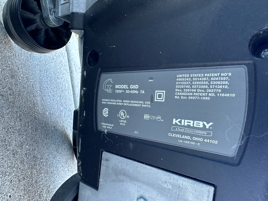 Last Minute Add - Kirby Limited Edition Hepa Filtration Vacuum Cleaner Model G6D [Photo 8]