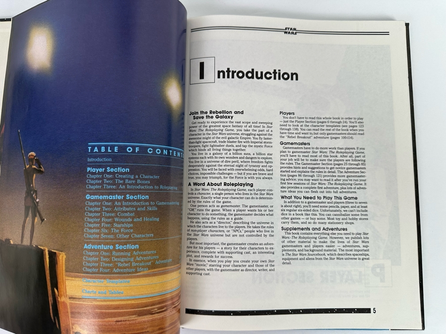 First Printing 1987 Star Wars The Roleplaying Game By West End Games Game Design By Greg Costikyan [Photo 6]