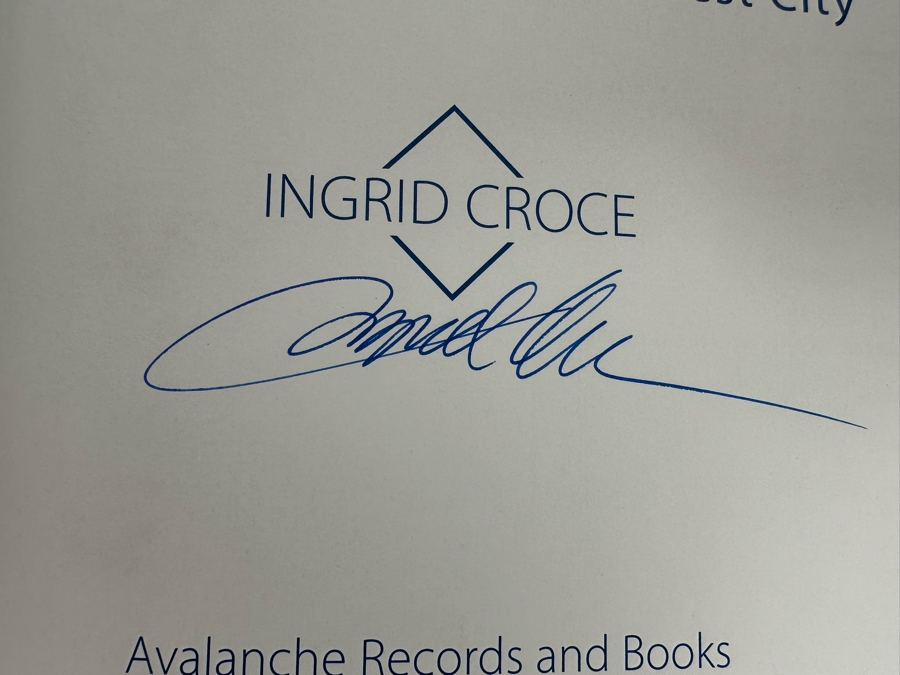 Signed Book The San Diego Restaurant Cookbook Recipes From America's Finest City Signed By Ingrid Croce (Widow Of Singer-Songwriter Jim Croce) [Photo 6]