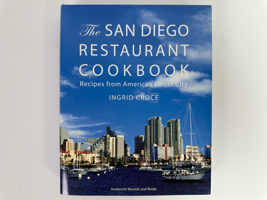 Signed Book The San Diego Restaurant Cookbook Recipes From America's Finest City Signed By Ingrid Croce (Widow Of Singer-Songwriter Jim Croce) [Photo 4]