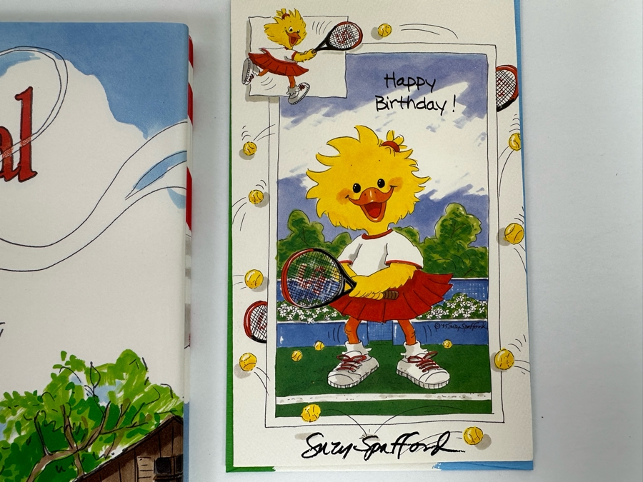 Signed Suzy Spafford Book Alphabetical Soup And Four Signed Suzy Spafford Greeting Cards [Photo 8]