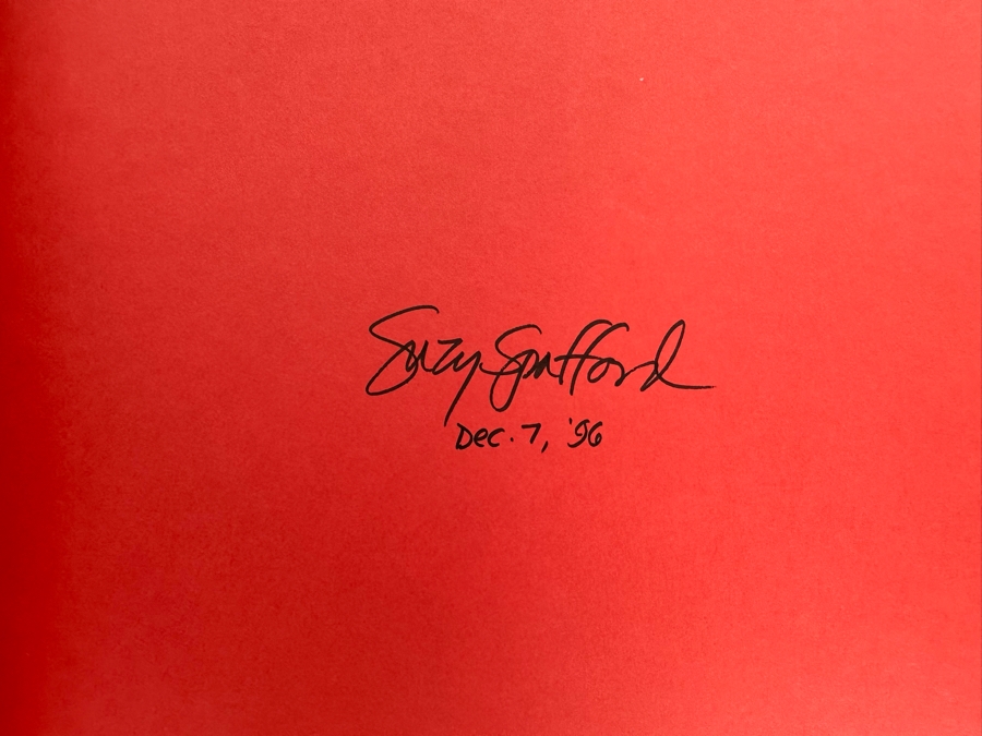 Signed Suzy Spafford Book Alphabetical Soup And Four Signed Suzy Spafford Greeting Cards [Photo 5]