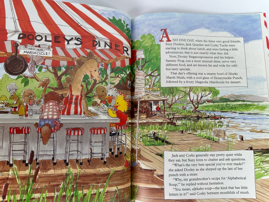 Signed Suzy Spafford Book Alphabetical Soup And Four Signed Suzy Spafford Greeting Cards [Photo 7]