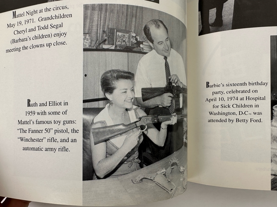 Signed Hardcover Book Dream Doll The Ruth Handler Story The Rollercoaster Life Story Of A Business Genius - Founder Of Mattel, Creator Of Barbie Signed By Ruth Handler With Photo Of Her Signing The Book Signed 'Barbie's Mom' [Photo 15]