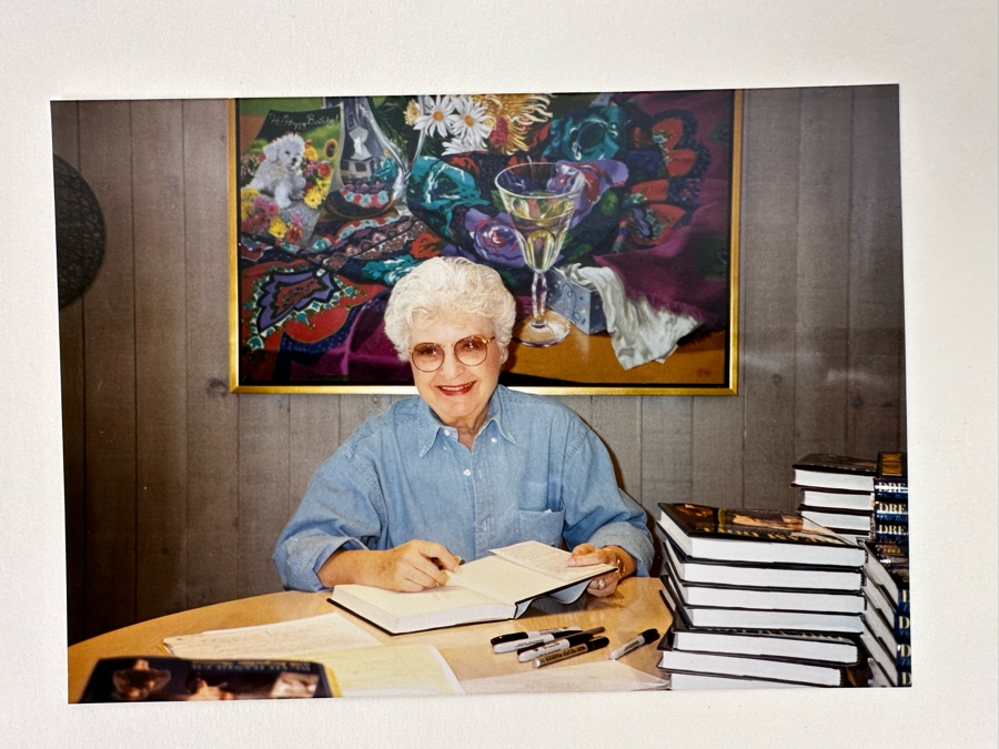 Signed Hardcover Book Dream Doll The Ruth Handler Story The Rollercoaster Life Story Of A Business Genius - Founder Of Mattel, Creator Of Barbie Signed By Ruth Handler With Photo Of Her Signing The Book Signed 'Barbie's Mom' [Photo 10]