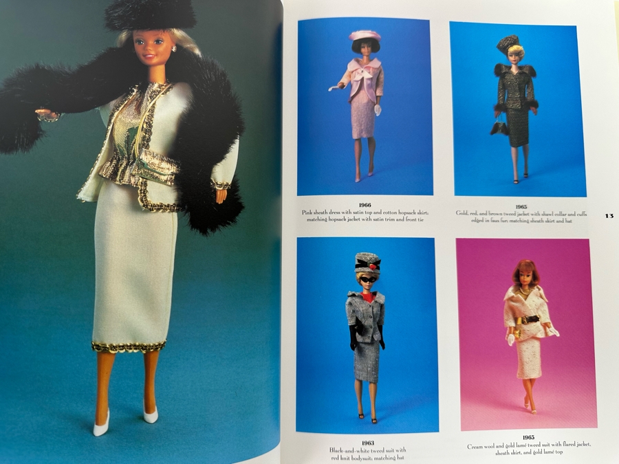 Pair Of First Edition Barbie Hardcover Books: Barbie What A Doll! By Laura Jacobs & Barbie Here Life & Times By Billyboy [Photo 14]