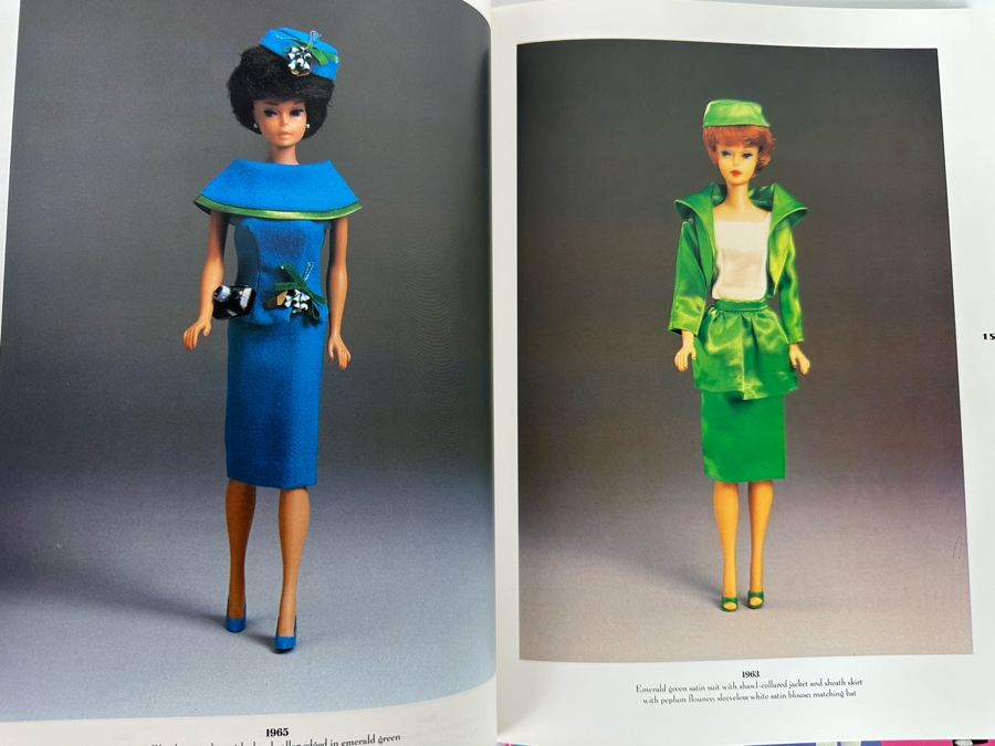 Pair Of First Edition Barbie Hardcover Books: Barbie What A Doll! By Laura Jacobs & Barbie Here Life & Times By Billyboy [Photo 13]