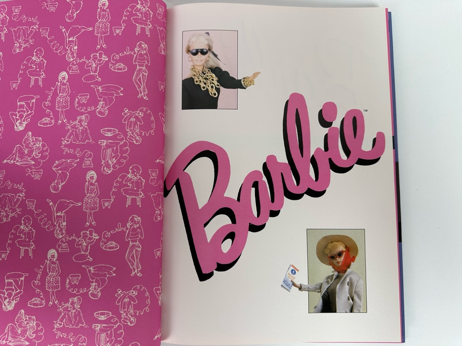 Pair Of First Edition Barbie Hardcover Books: Barbie What A Doll! By Laura Jacobs & Barbie Here Life & Times By Billyboy [Photo 5]