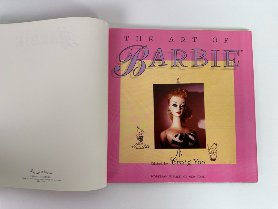 First Printing Hardcover Book The Art Of Barbie Artists Celebrate The World's Favorite Doll By Craig Yoe 1994 [Photo 3]
