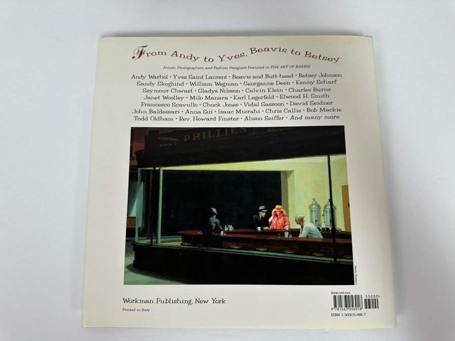 First Printing Hardcover Book The Art Of Barbie Artists Celebrate The World's Favorite Doll By Craig Yoe 1994 [Photo 13]