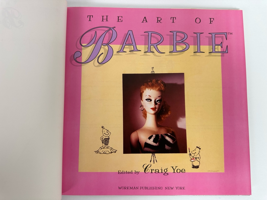 First Printing Hardcover Book The Art Of Barbie Artists Celebrate The World's Favorite Doll By Craig Yoe 1994 [Photo 4]