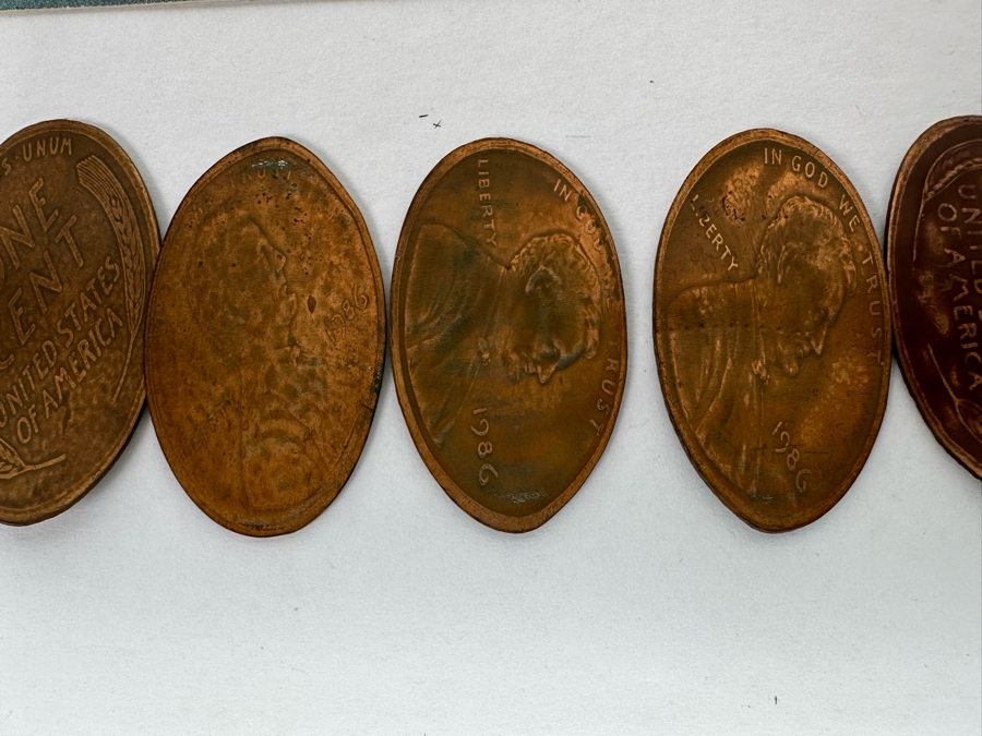 Statue Of Liberty First Day Covers Stamps And Eight Vintage Statue Of Liberty Rolled Pennies [Photo 13]