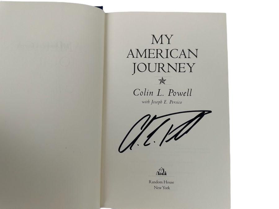 Signed First Edition Hardcover Book My American Journey Signed By Colin L. Powell 1995 [Photo 2]