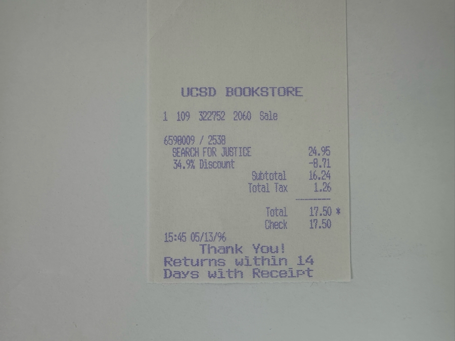 Signed First Edition Hardcover Book The Search For Justice A Defense Attorney's Brief Of The O.J. Simpson Case By Robert L. Shapiro Signed 'The System Works 5/13/96' 1996 [Photo 11]